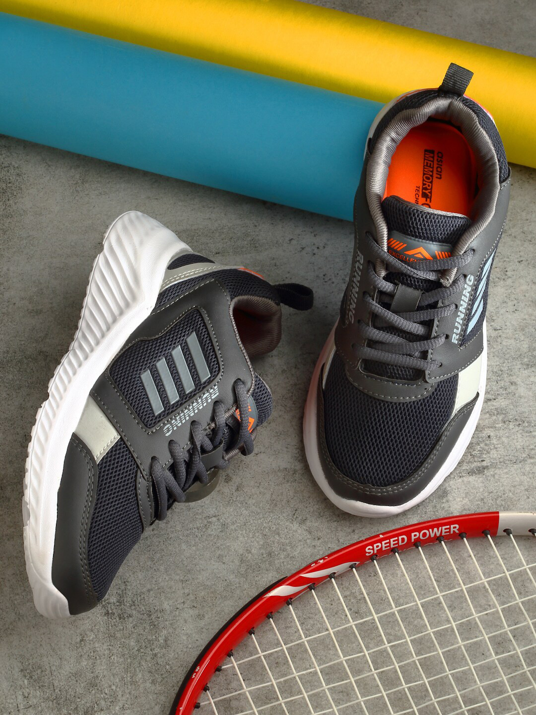 ASIAN Boys Lace-Up Running Shoes