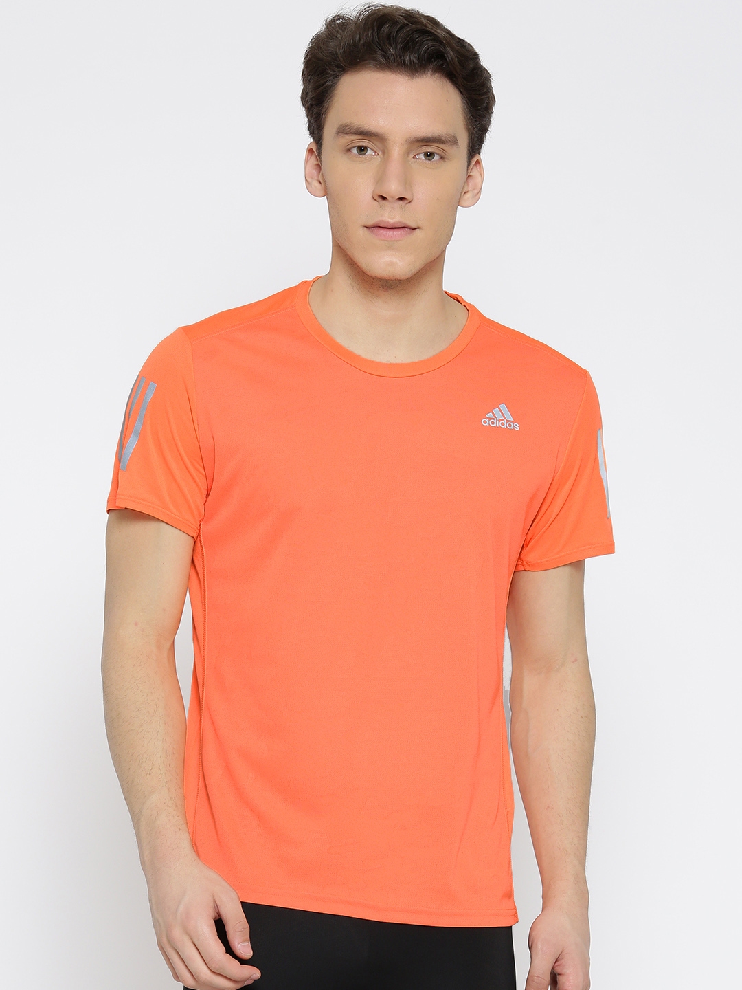 alias diefstal Onrecht Buy ADIDAS Men Orange Response Solid Running T Shirt - Tshirts for Men  2450770 | Myntra