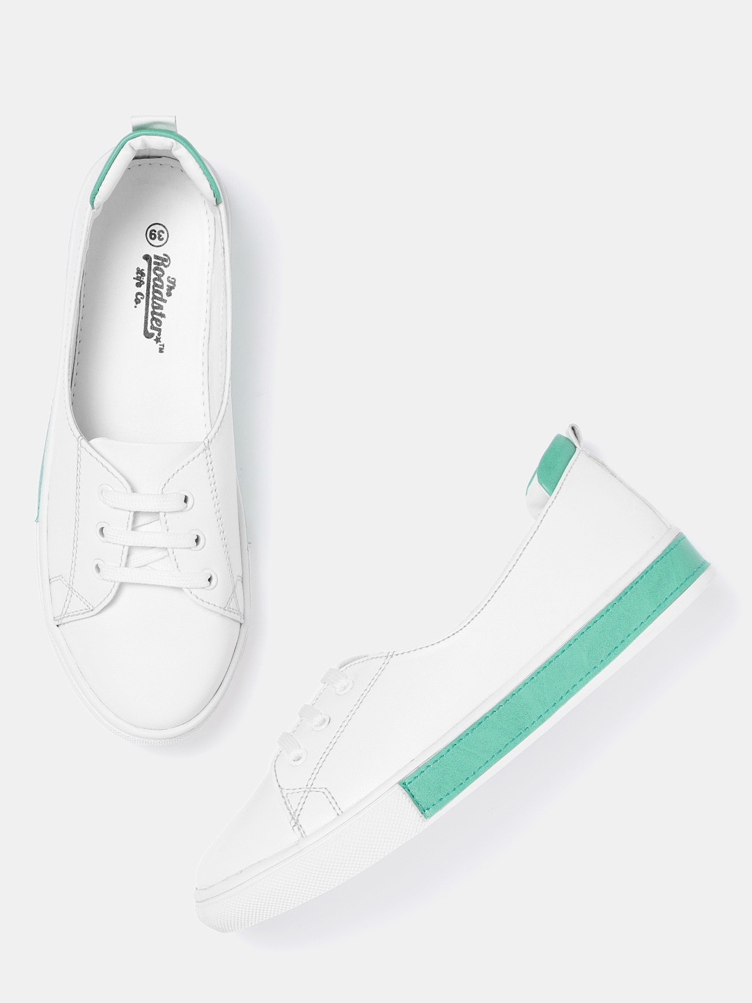 roadster women white sneakers