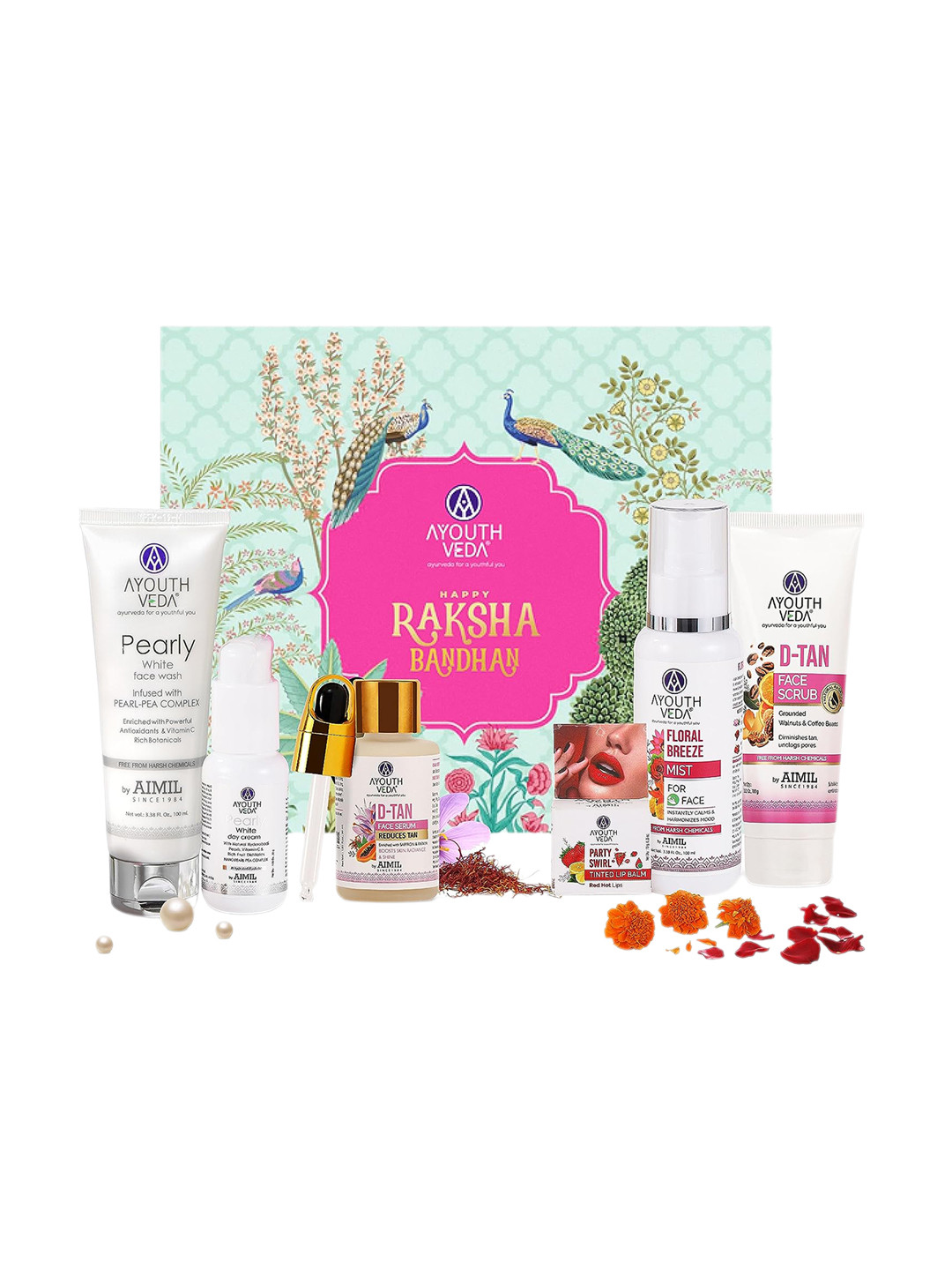 AYOUTHVEDA Best Wishes Gift Set - A Complete Face Care Regime For Soft Smooth Radiant Skin