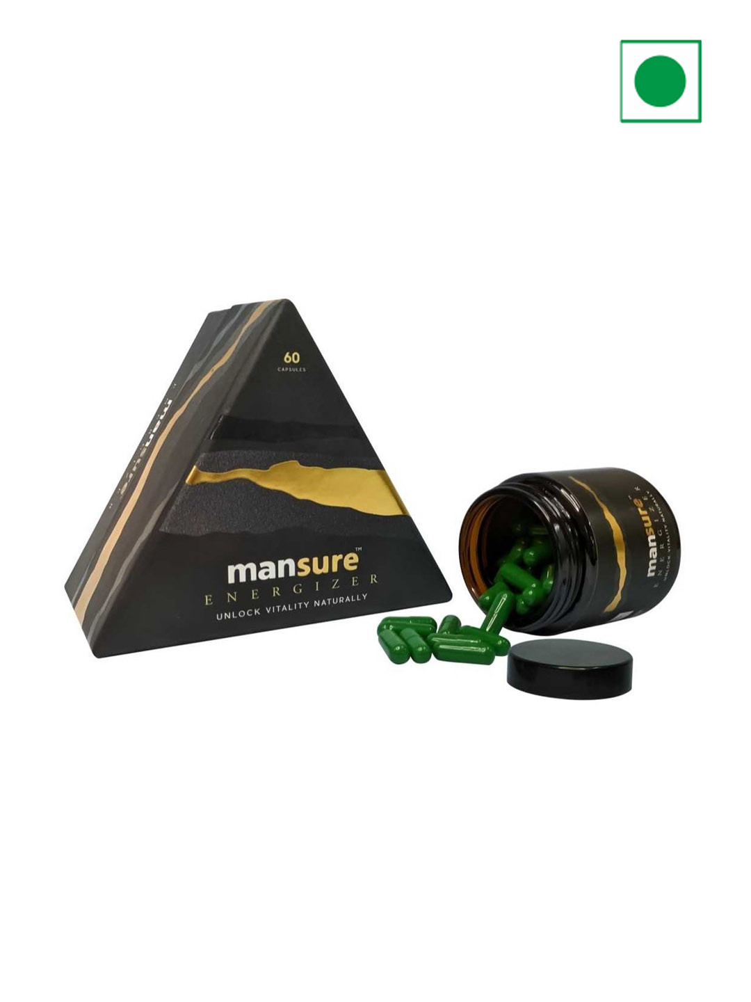 ManSure Energizer Capsules for Men's Health - 60 Capsules