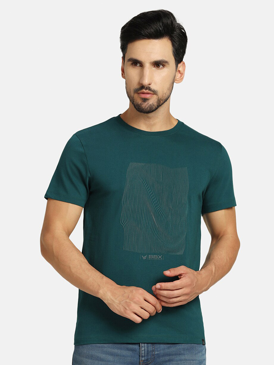 Blackberrys Graphic Printed Slim Fit T-shirt