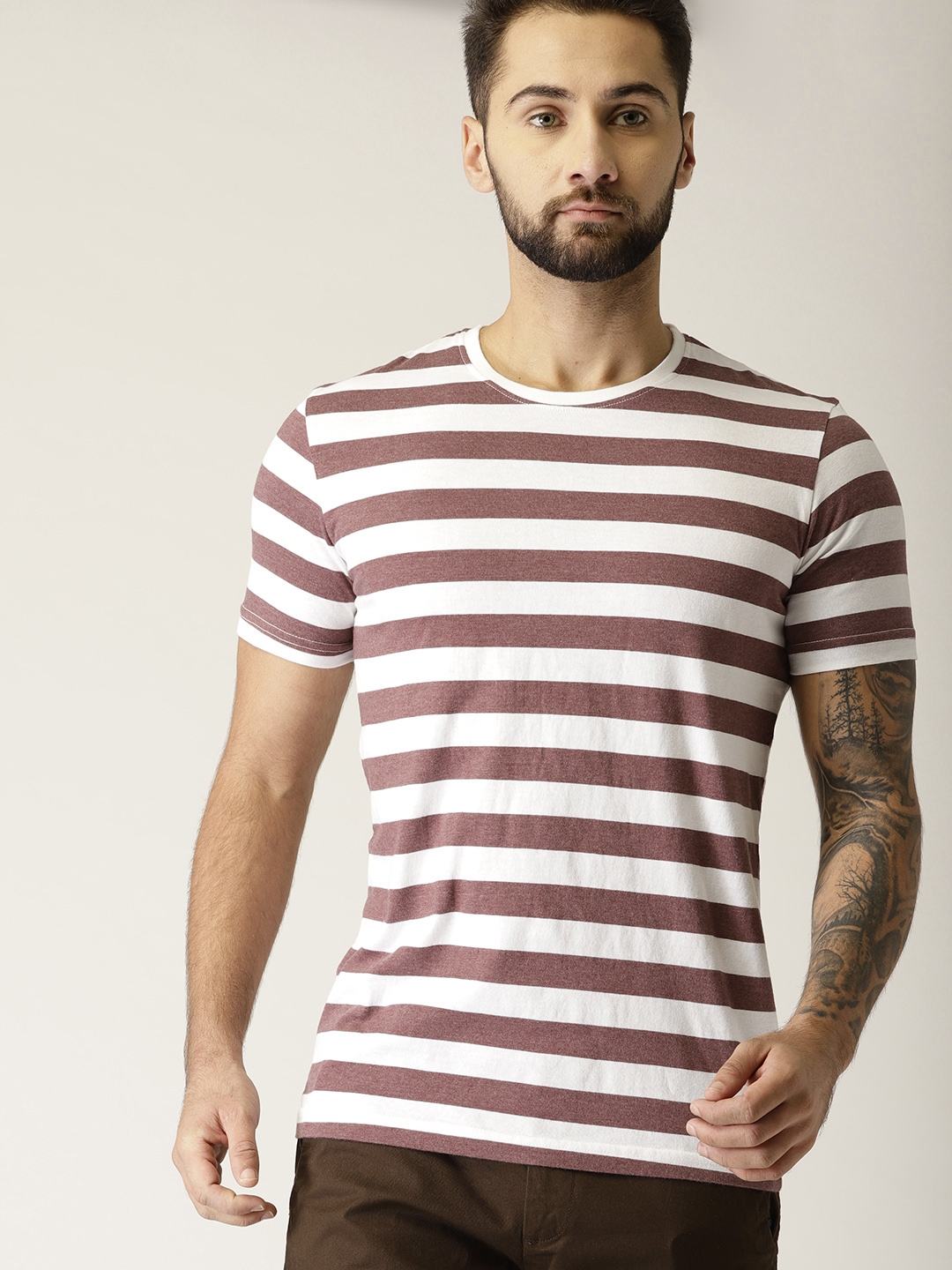 myntra white t shirt
