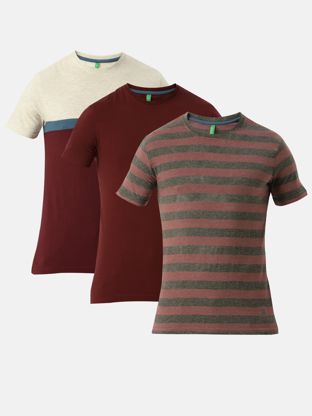 Benetton Pack Of 3 T Shirts - Tshirts 