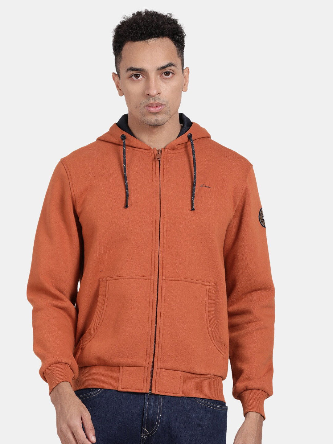 t-base Front-Open Hooded Sweatshirt