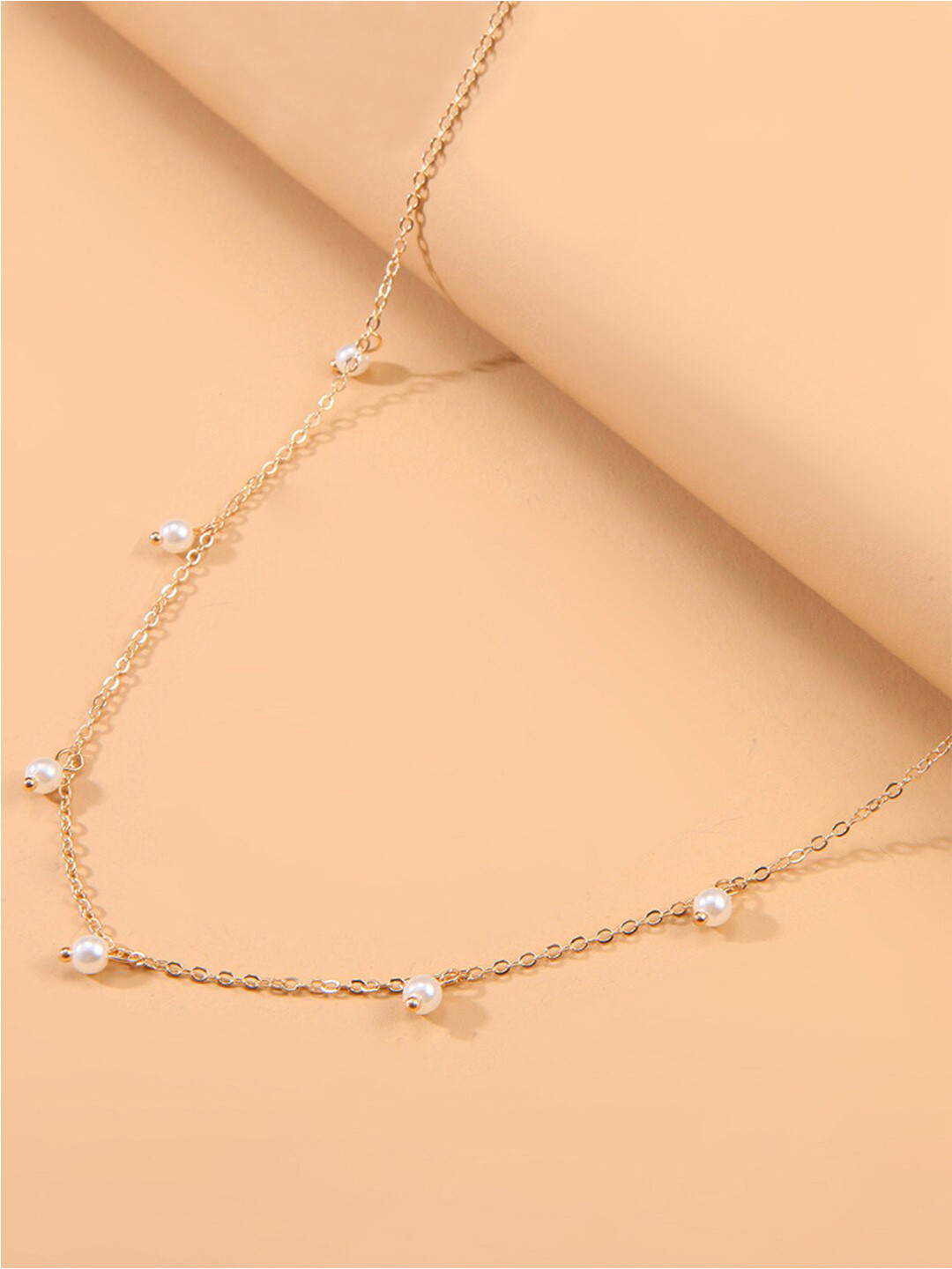 BEWITCHED Millie Gold-Plated Pearl Beaded Waist Chain