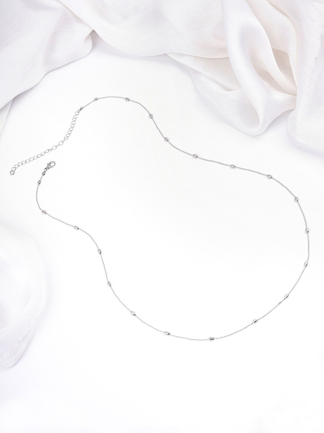 BEWITCHED Silver-Plated Beaded Waistchain