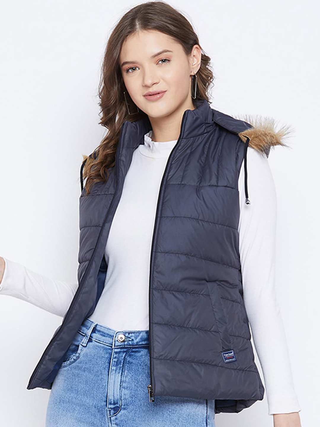 VERO AMORE Sleeveless Hooded Windcheater Padded Jacket