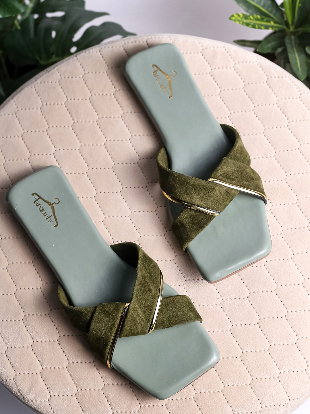 Brauch Footwear Olive Green Flats Womens Mustard Flats Outlet