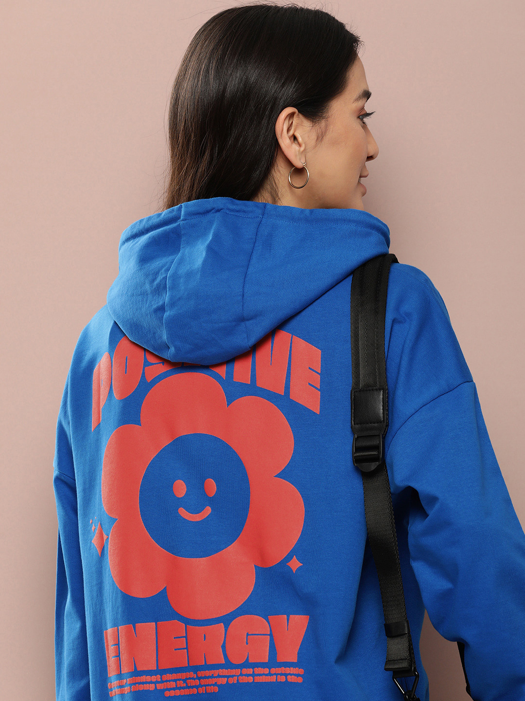 Harvard Graphic Printed Cotton Hooded Sweatshirt