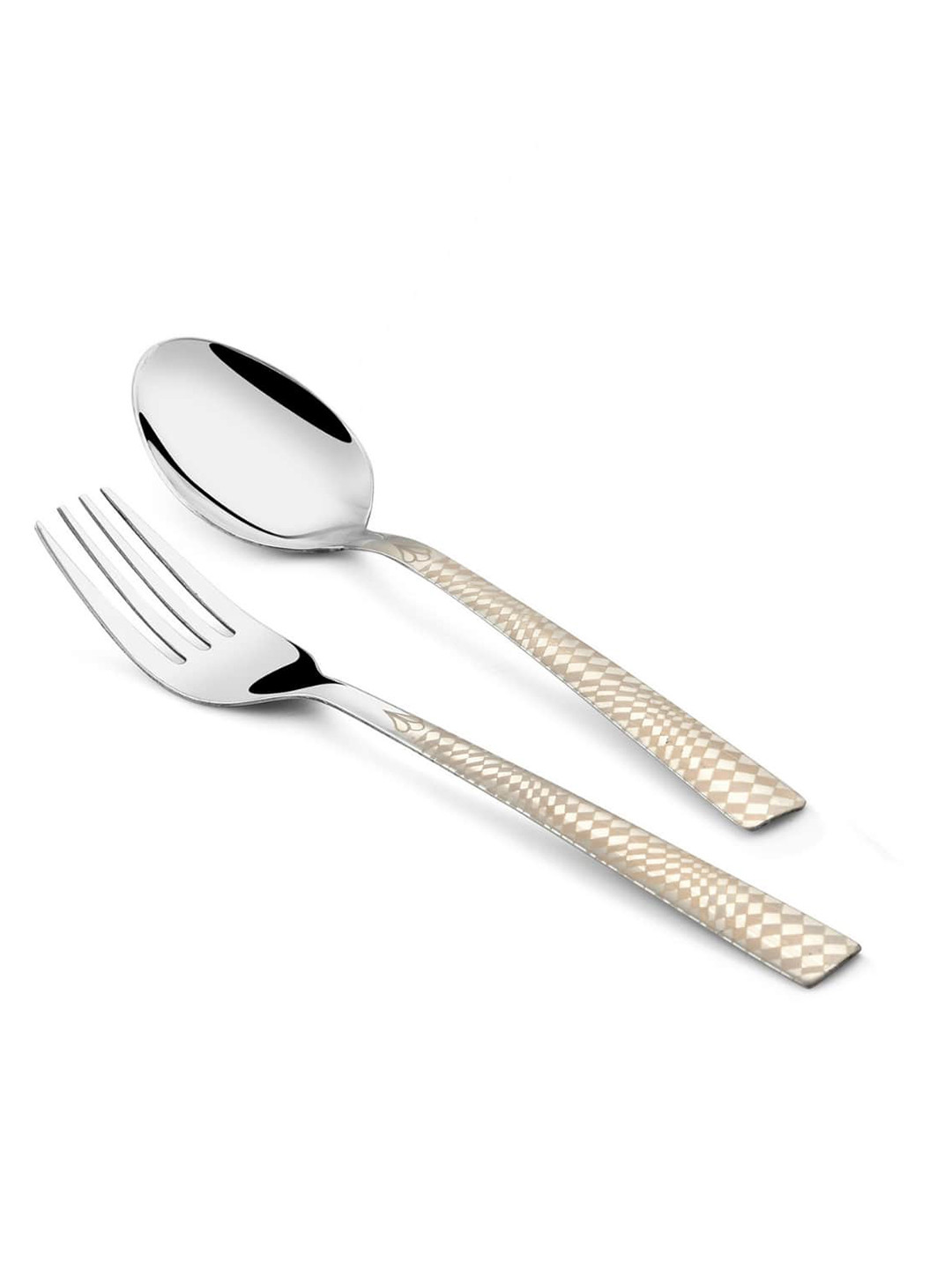 FNS 12 Piece Stainless Steel Fork & Spoon Set