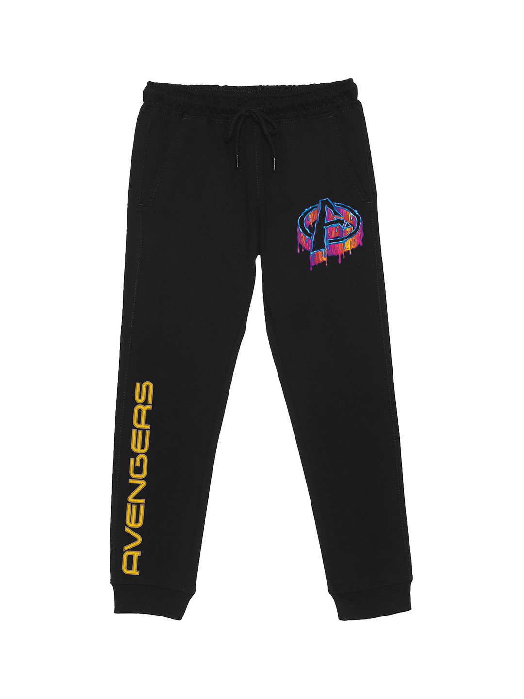 Wear Your Mind Kids Avengers Printed Mid Rise Joggers