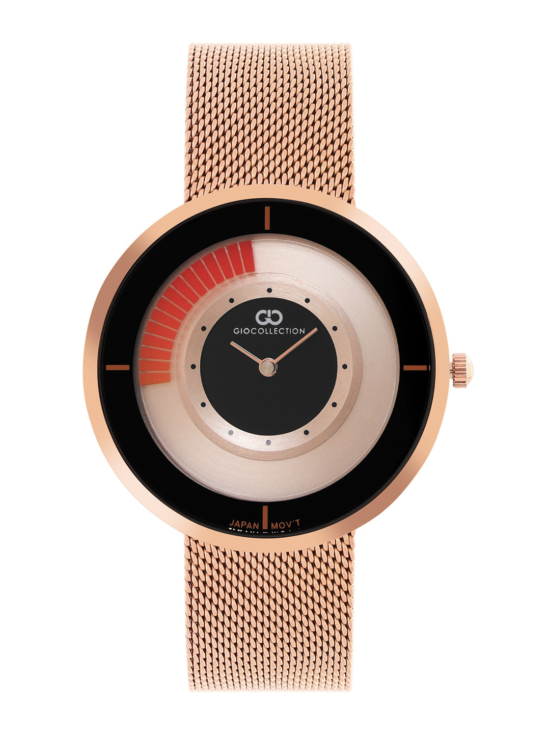 GIO COLLECTION Men Dial & Bracelet Style Straps Analogue Watch G3102-33