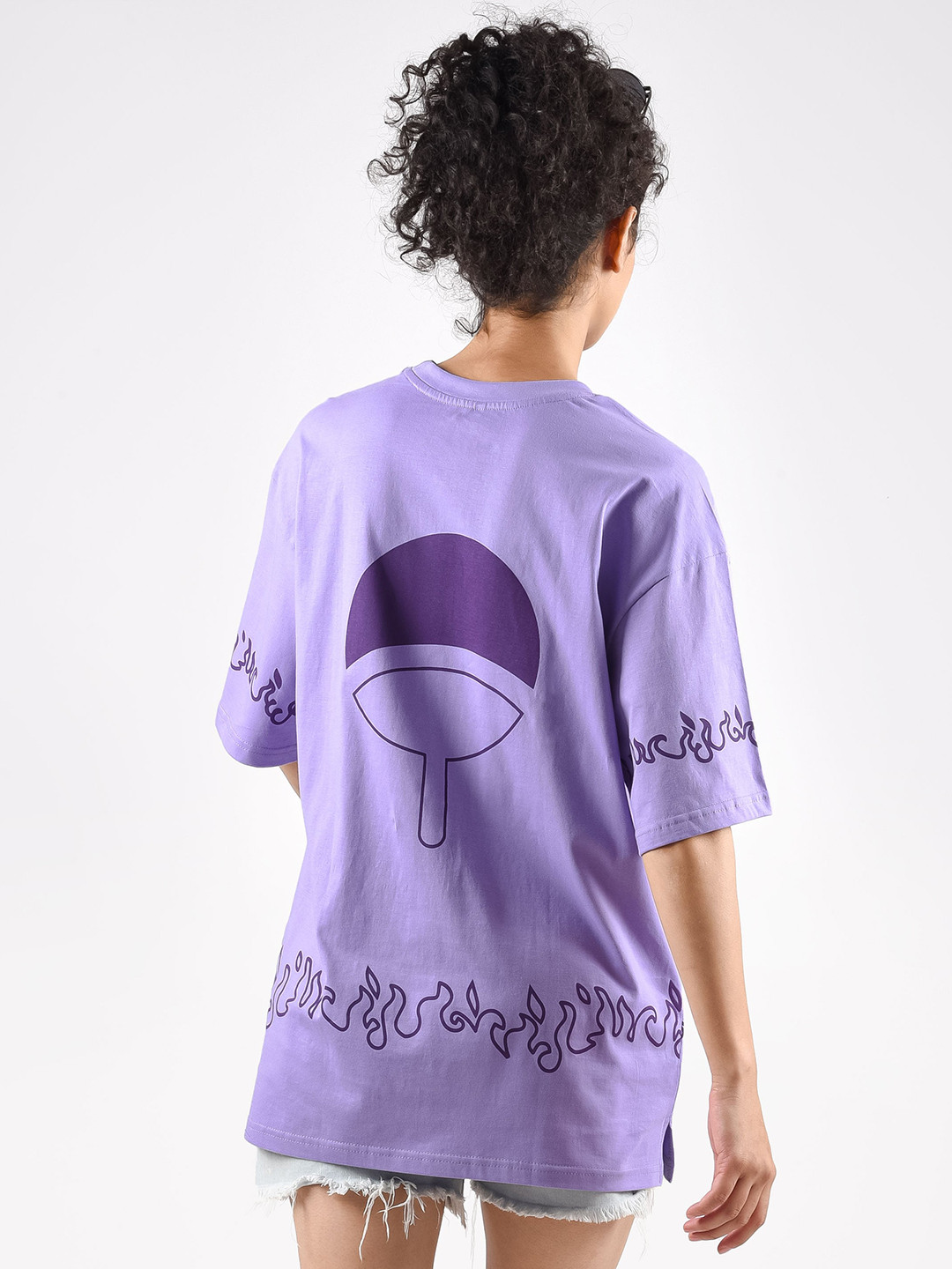 COMICSENSE Naruto Anime Inspired Sage Of Shadow Path Printed Oversized Cotton T-shirt