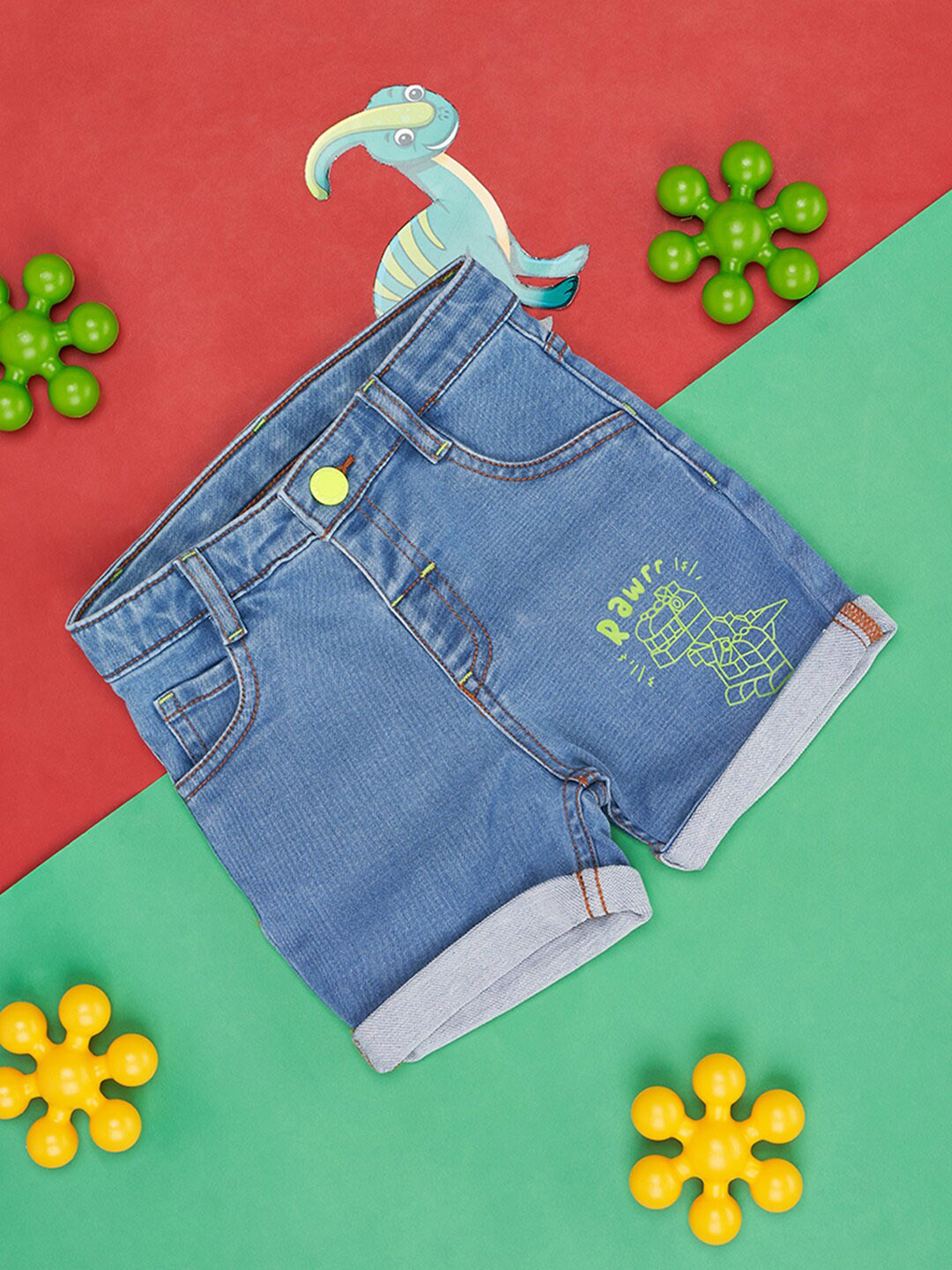 Pantaloons Baby Boys Graphic Printed Cotton Shorts