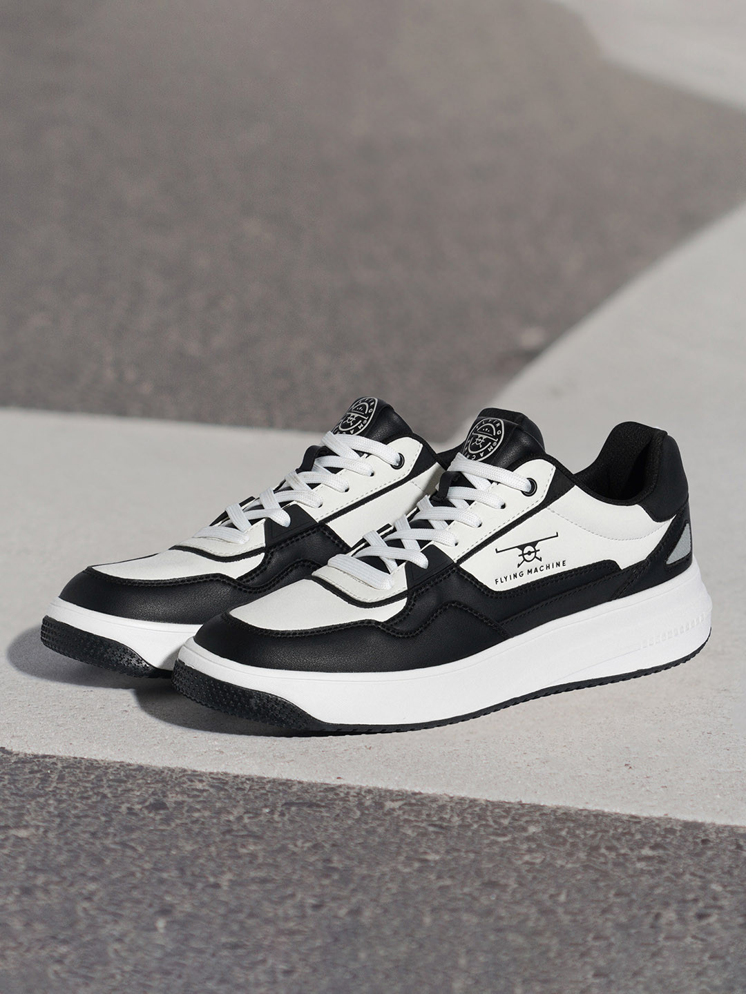 Flying Machine Men ALFRO Colourblocked Sneakers