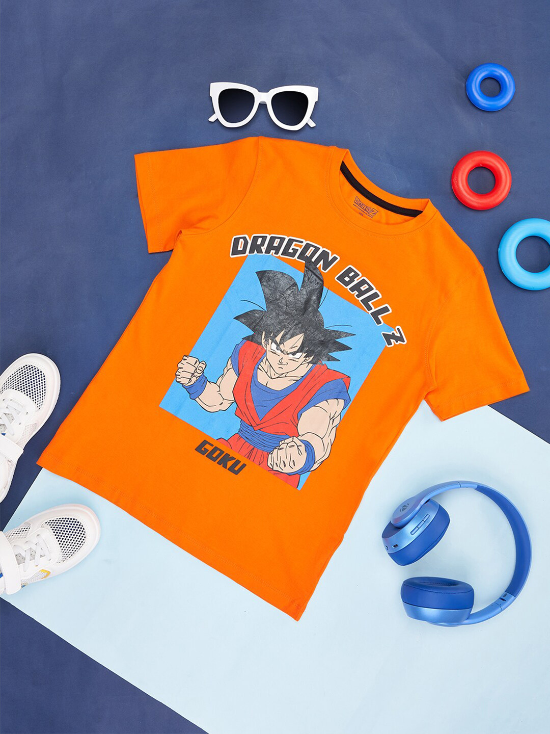 Pantaloons Junior Boys Dragon Ball Z Printed Cotton T-shirts