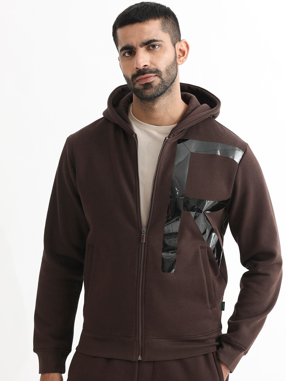 RARE RABBIT Men Kaden Hooded Sweatshirt