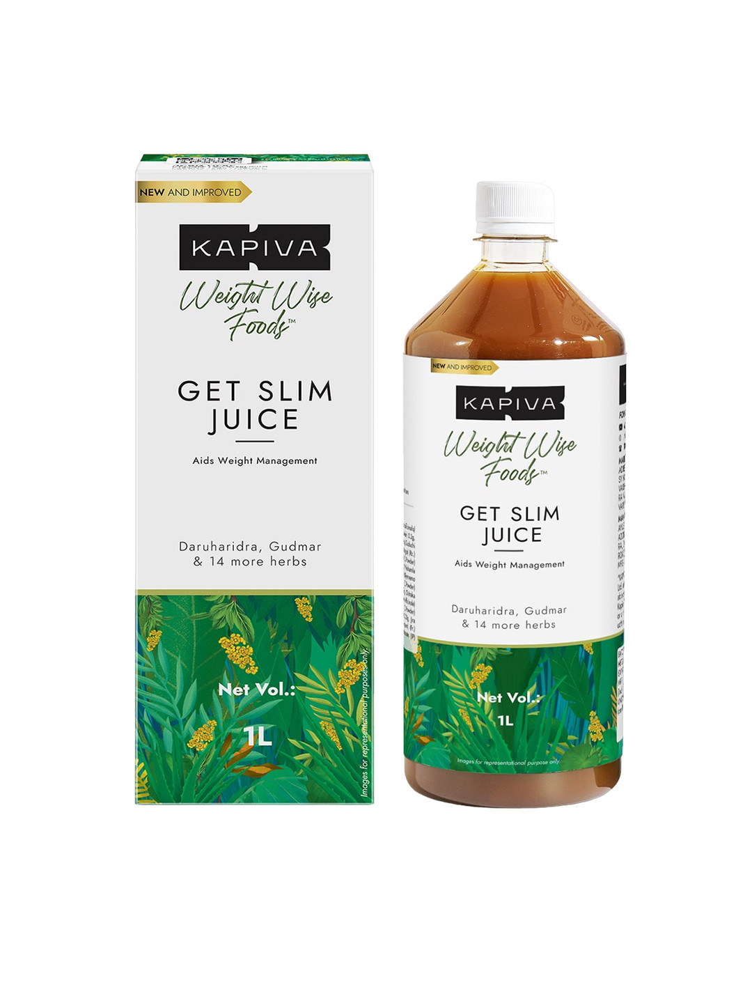 Kapiva Weight Wise Foods Get Slim Juice To Aid Weight Management - 1L