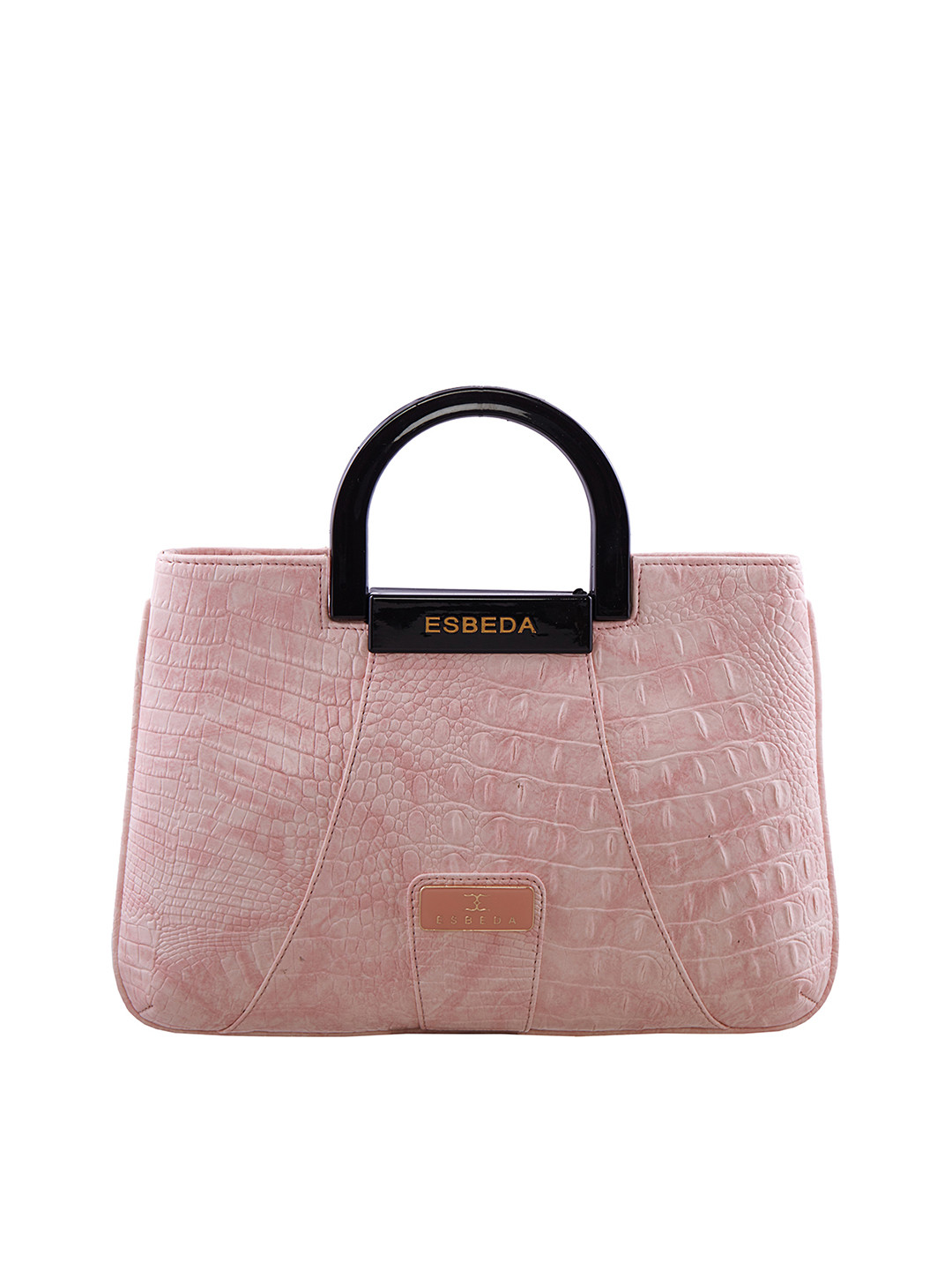 ESBEDA Pink Textured Handheld Bag