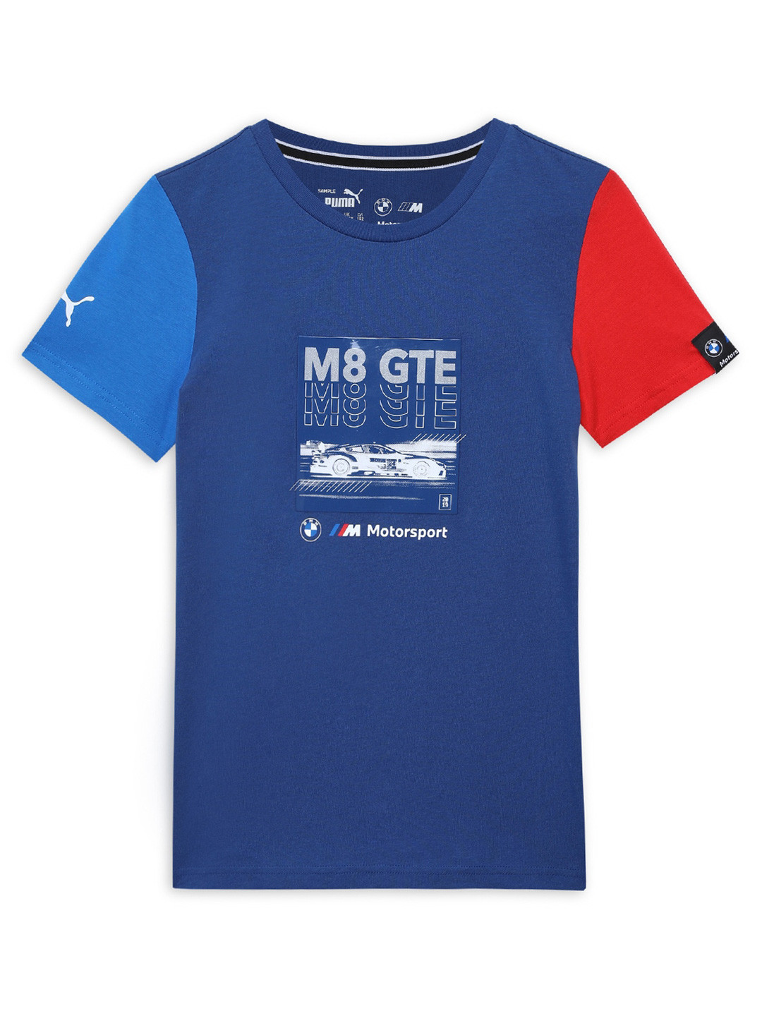 PUMA Motorsport Kids BMW M Motorsport Youth Car Graphic Printed Cotton T-shirt