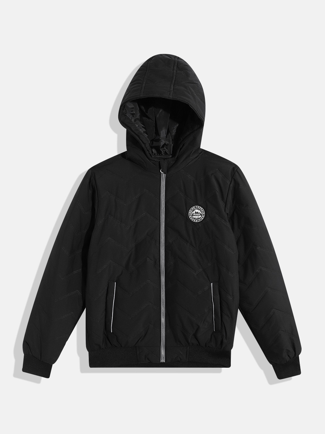 Indian Terrain Boys Hooded Bomber Jacket