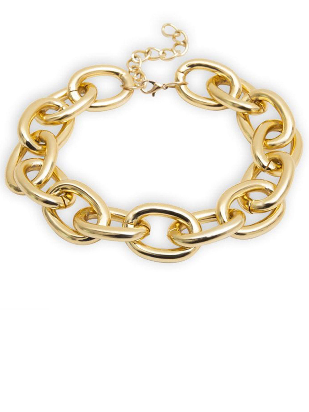 VAGHBHATT Gold-Plated Bold Link Choker Chain