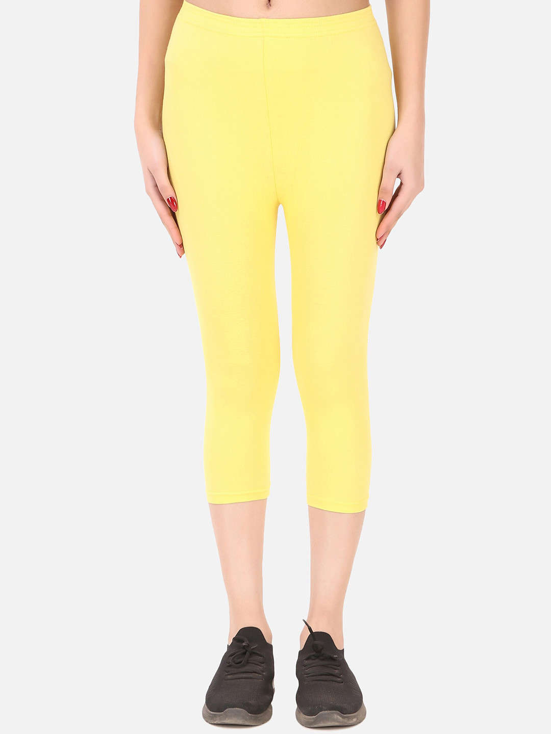 Fasha Women Lime Green Capris