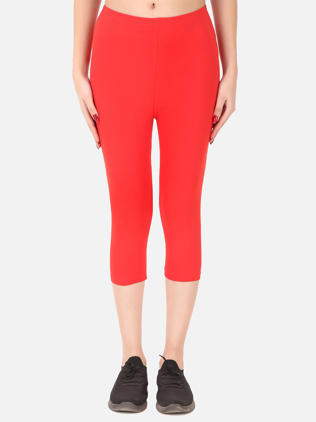 Fasha Women Red Capris
