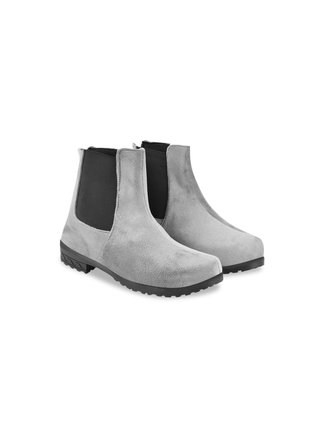 BAESD Girls Suede Mid-Top Chelsea Boots
