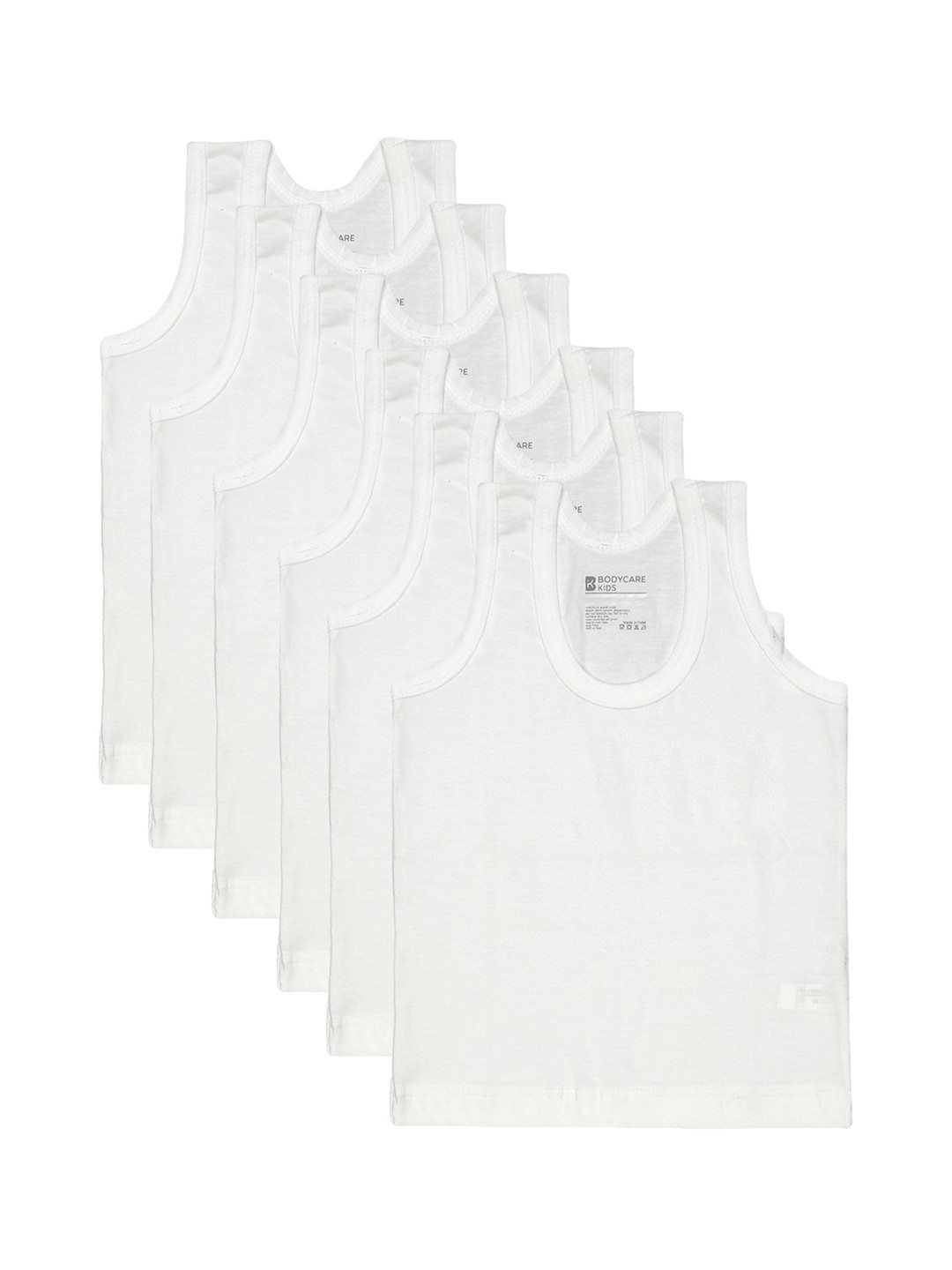 Bodycare Infant Boys Pack Of 6 Cotton Innerwear Under Vests