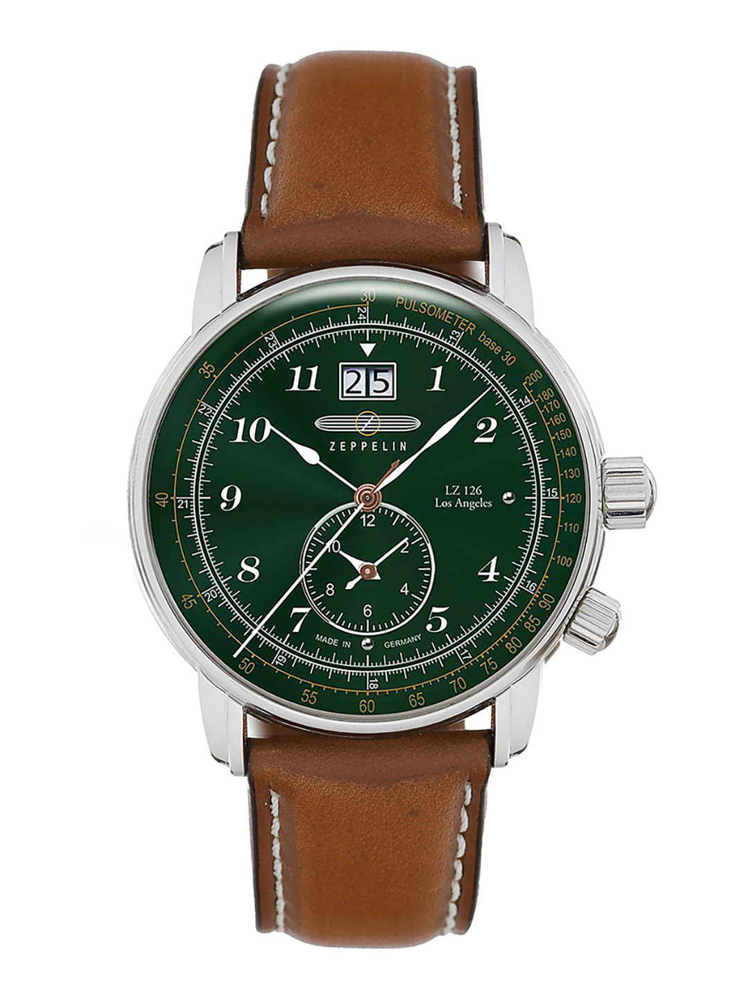 ZEPPELIN Men Leather Straps Analogue Watch 86444