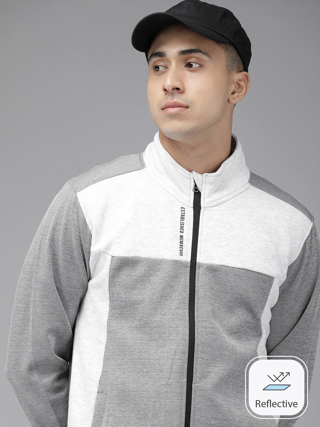 Wildcraft Front Open Colourblocked Sweatshirt