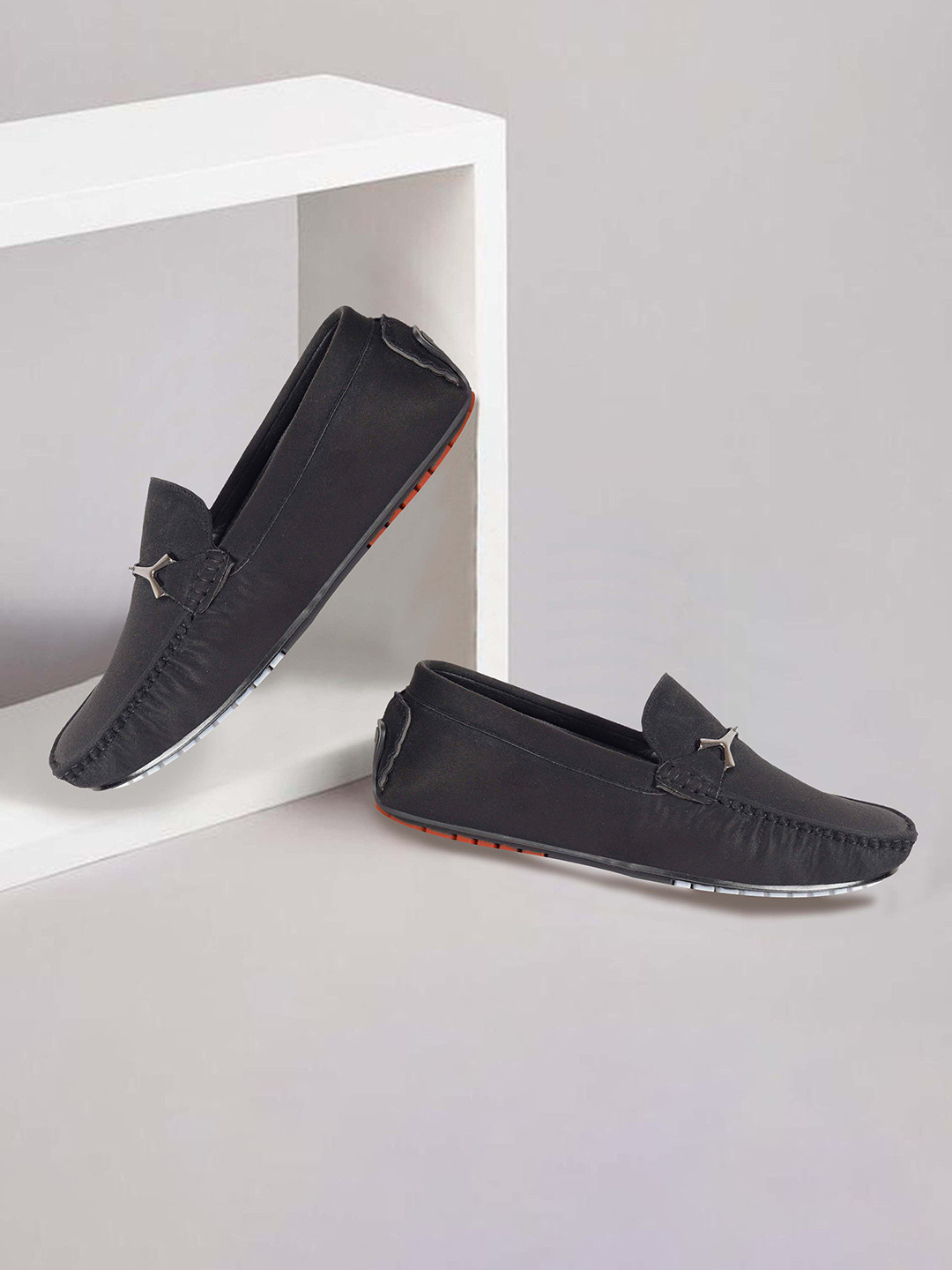 aadi Men Lightweight Suede Horsebit Loafers