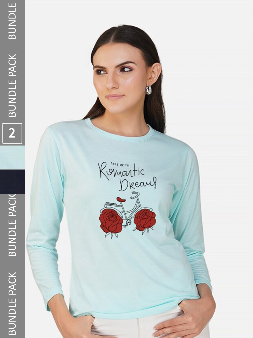 CHOZI Pack Of 2 Graphic Printed Cotton T-shirtPack Of 2 Cotton T-shirt