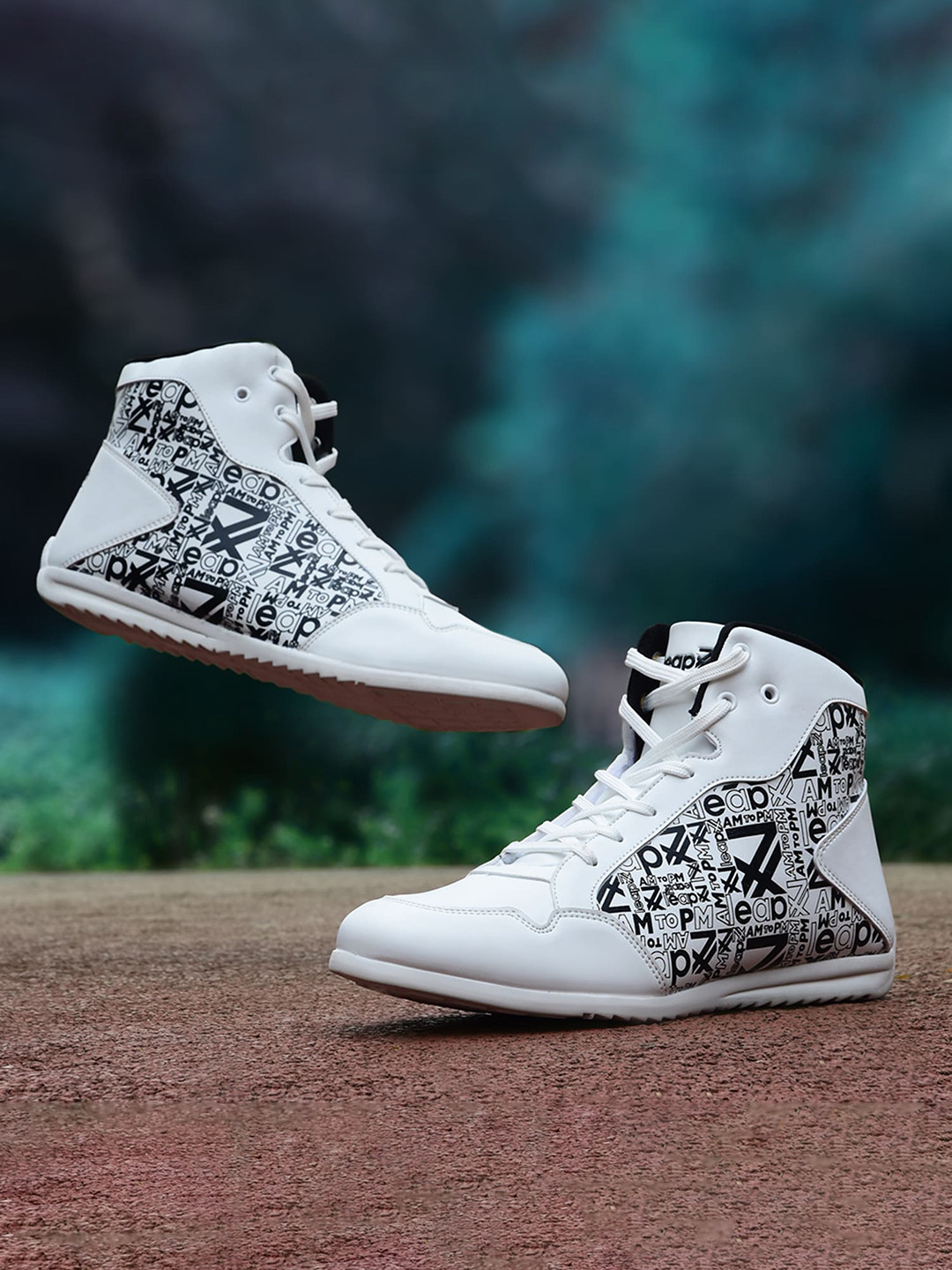 Liberty Men DUCANI Mid Top Printed Memory Foam Insole Sneakers