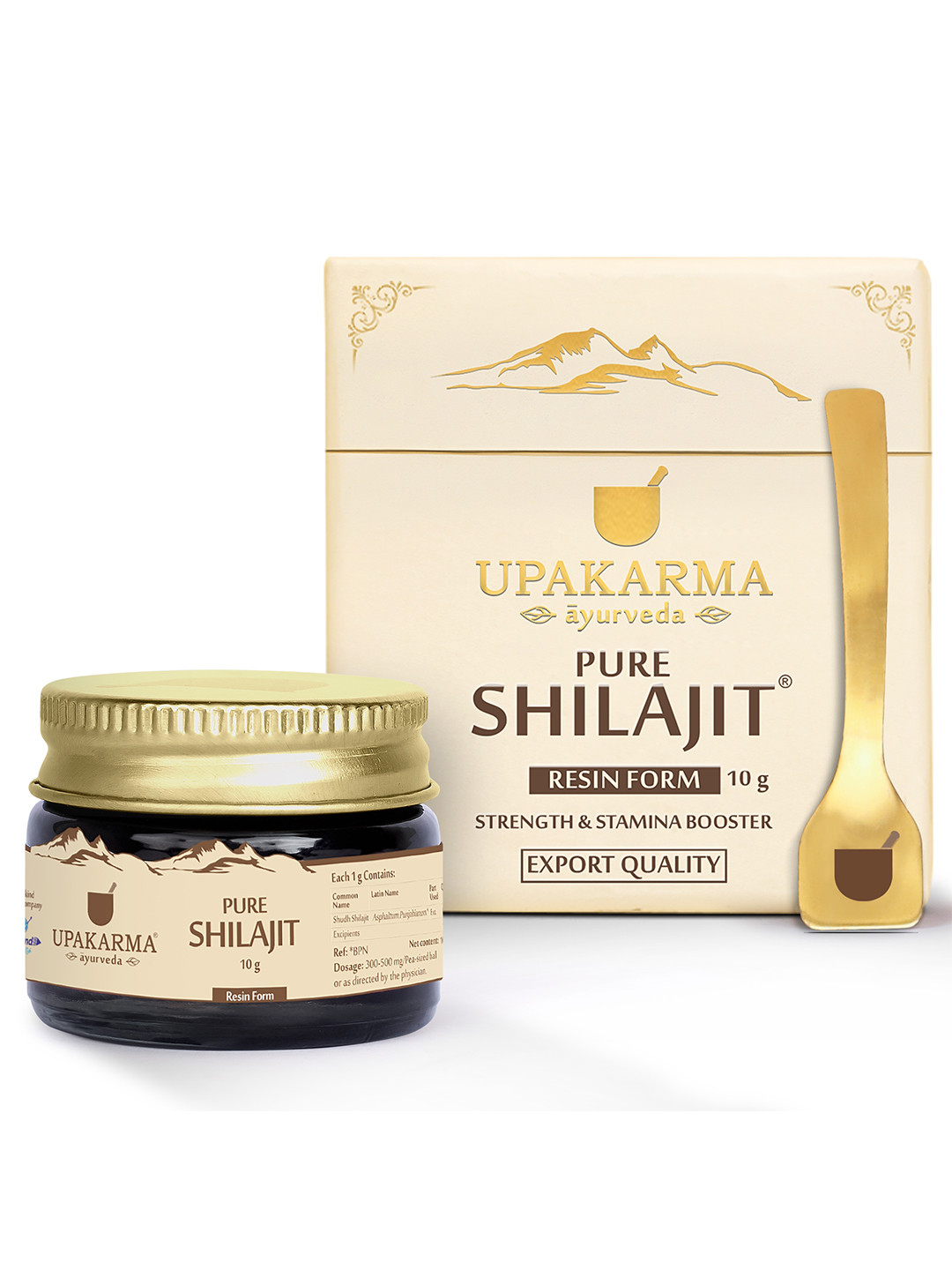 UPAKARMA Ayurveda Pure Shilajit Resin Form - 10g