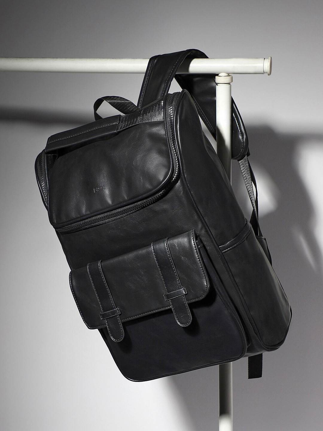 French Accent Men Padded Backpack