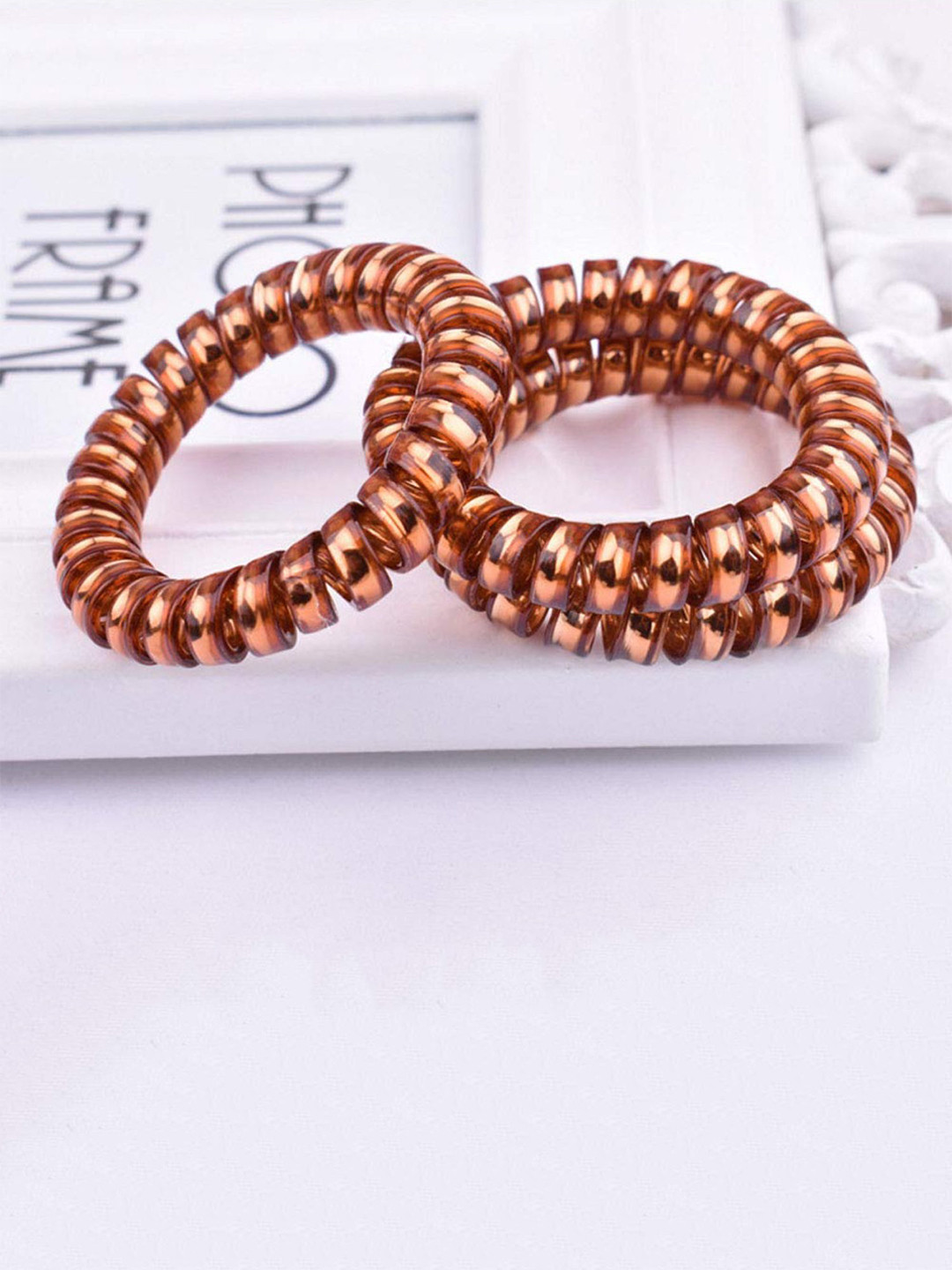 DN Creation Women Set of 4 Ponytail Holders