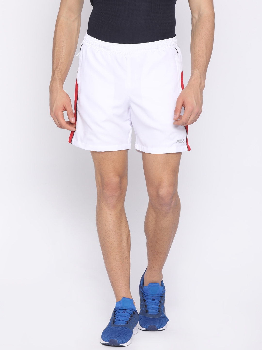 mens white fila shorts