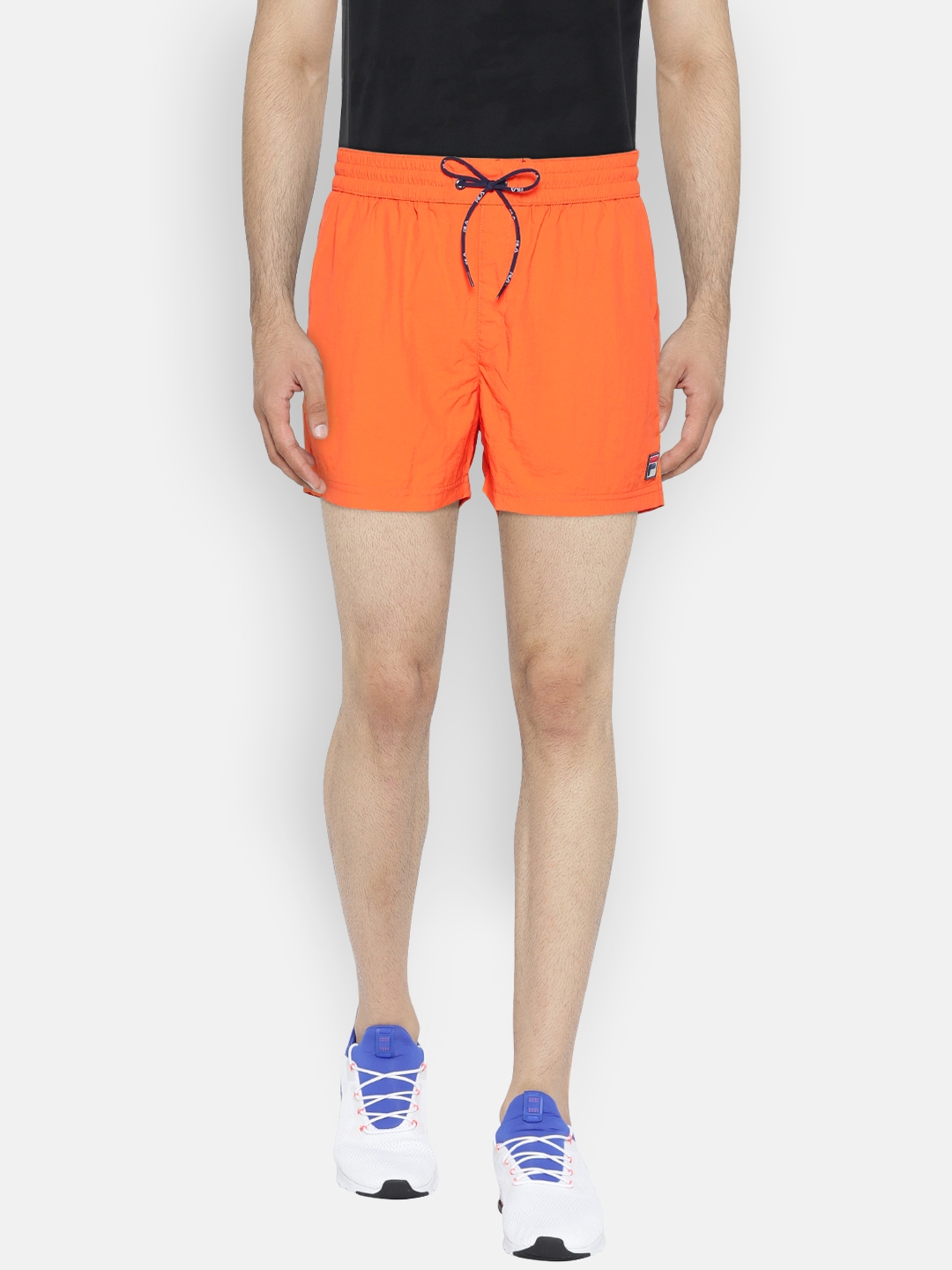 Fila shorts mens orange 2025