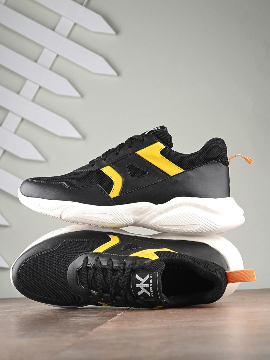 Kook N Keech Men Lace Up Lightweight Sneakers