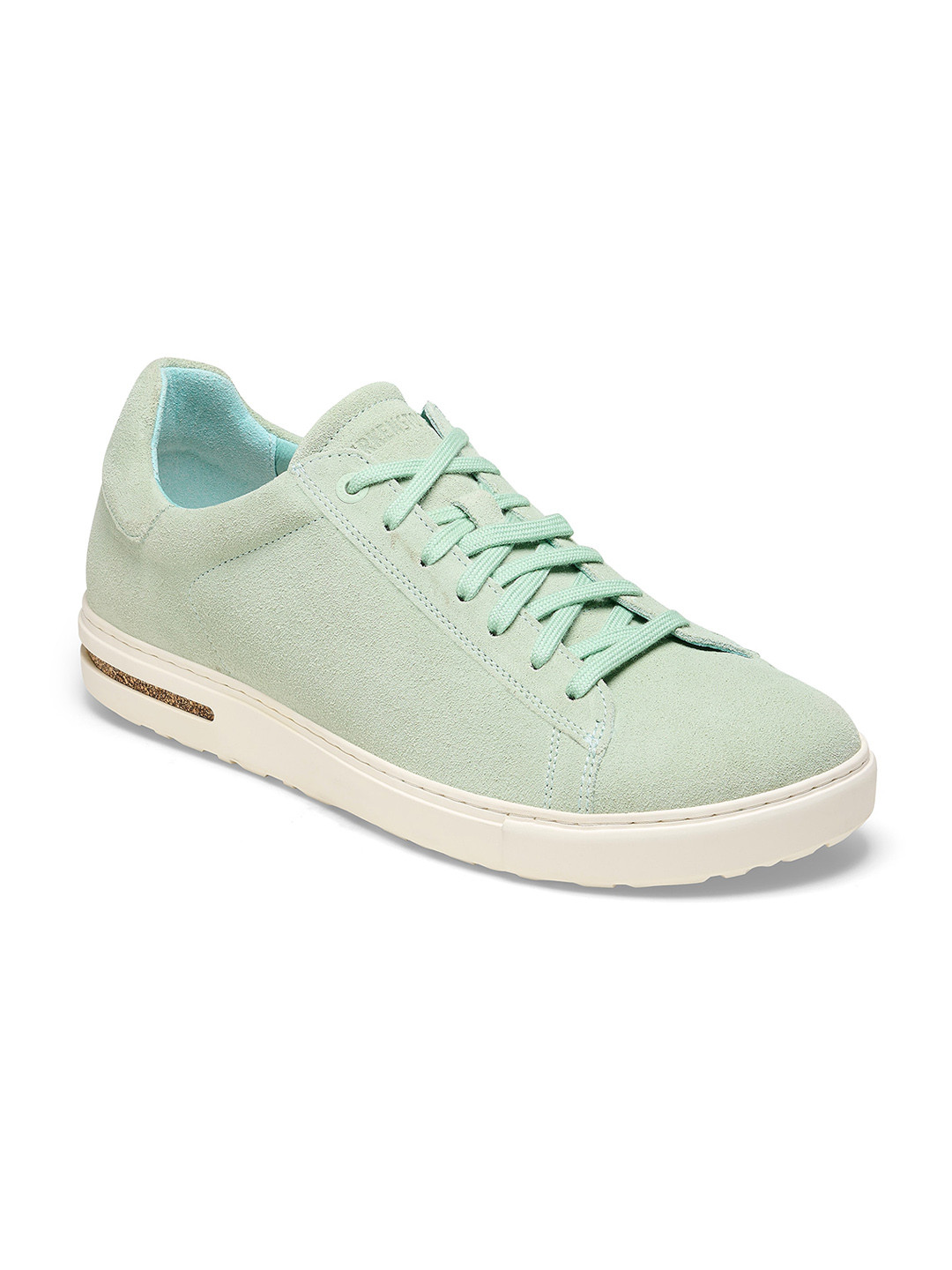 Birkenstock Bend Low Matcha Regular Width Suede Leather Sneakers