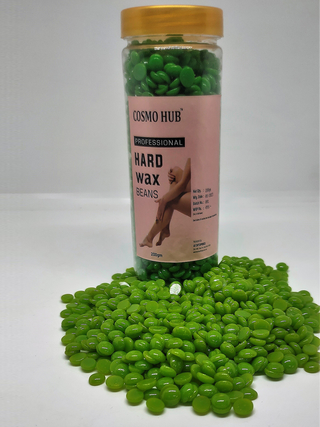 COSMO HUB Professional Hard Wax Beans - 200g