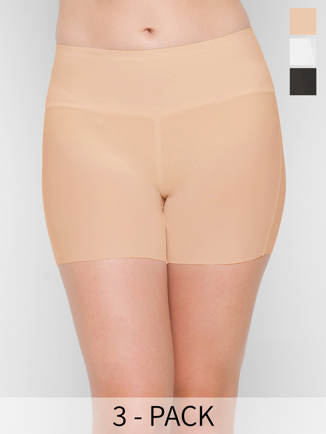 NOIRA Pack Of 3 Boy Shorts Briefs 50813_BSW