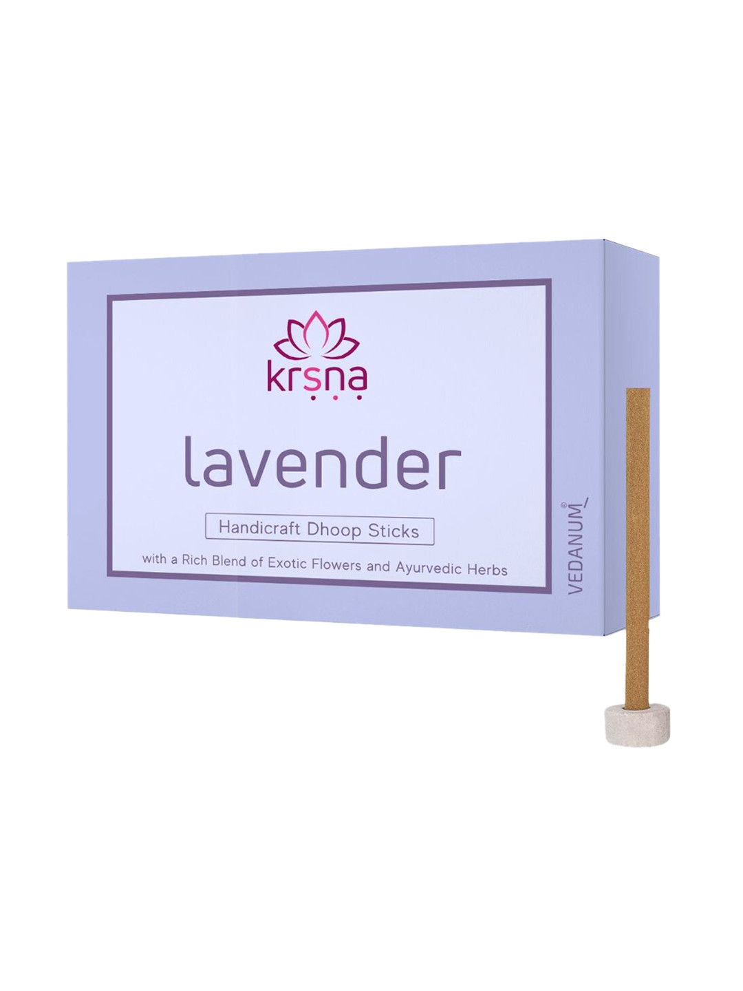 VEDANUM Brown Charcoal Free Lavender Dhoop Sticks