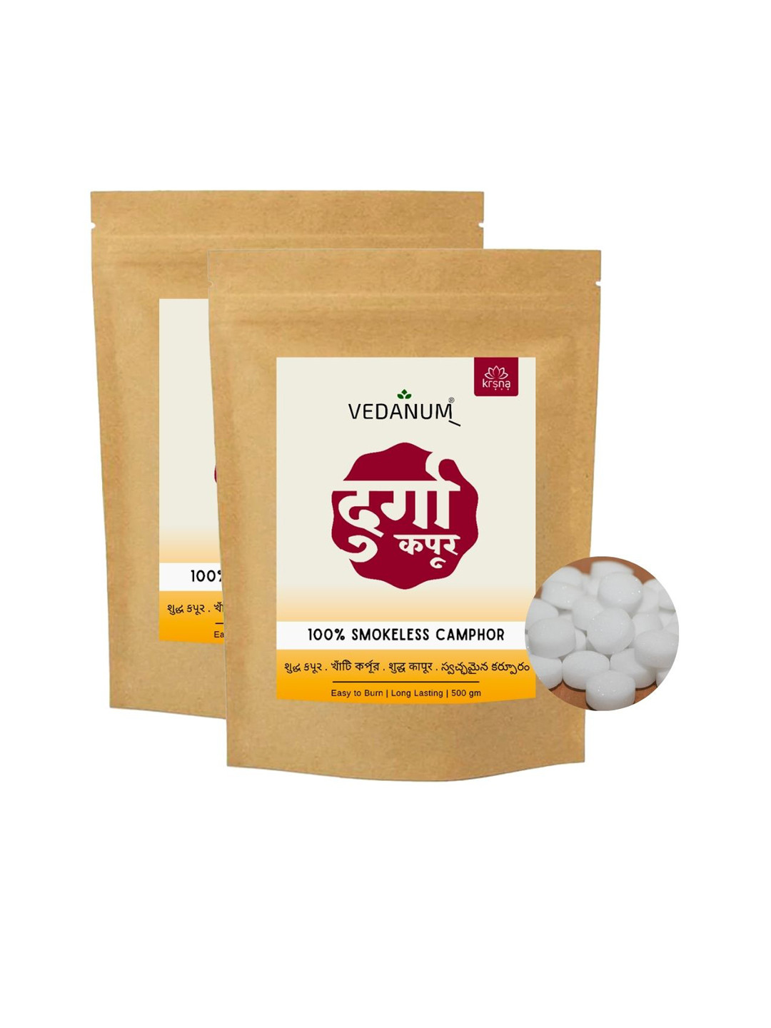 VEDANUM White Pure Camphor Tablets