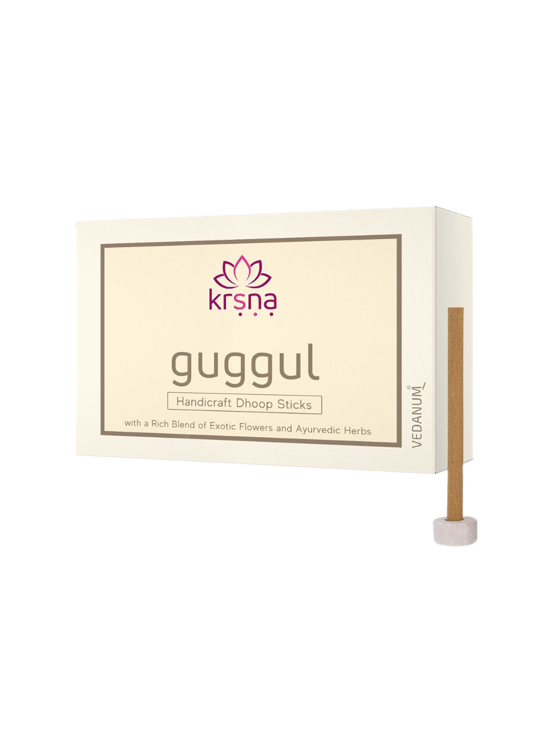 VEDANUM Charcoal Free Guggul Dhoop Sticks - 60gm