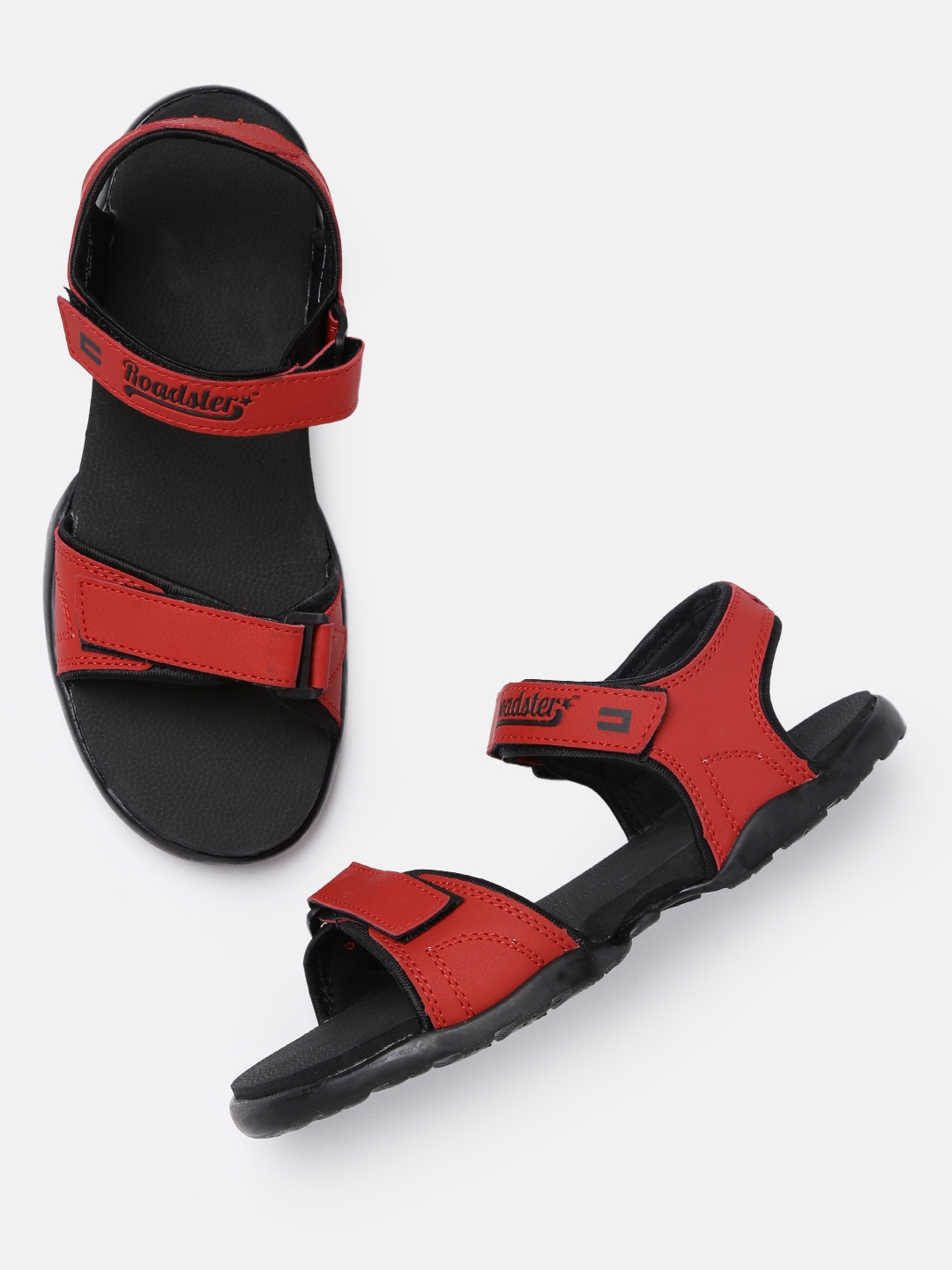 Buy Roadster Men Red Sports Sandals Sports Sandals for Men