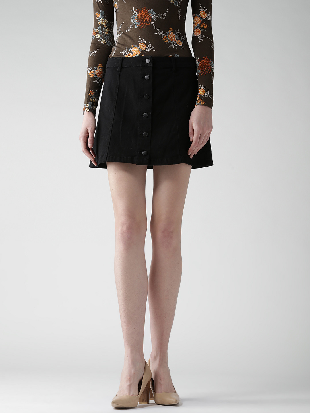 Clothing Black Jean Skirt Outfit 2018 Black Denim Skirt Outfit Rs3